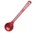 Carlisle 396005 2-oz Solid Portion Spoon - Long Handle, Poly, Red