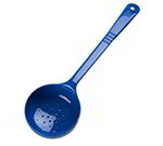 Carlisle 399314 8-oz Perforated Portion Spoon - Long Handle, Poly, Blue