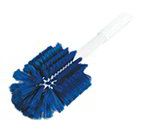 Carlisle 4000214 Medium Stiff Valve Brush w/ 3.5-in Oval Head & 16-in Handle, Blue