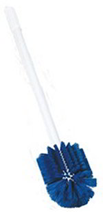 Carlisle 4000614 Medium Stiff Valve Brush w/ 3-in Round Head & 30-in Handle, Blue