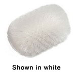Carlisle 4004102 Tank & Kettle Brush, Flare Head & White Bristles, 5.5 x 7.5-in