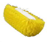 Carlisle 4004304 Tank & Kettle Brush, Flare Head & Yellow Bristles, 5.5 x 9-in