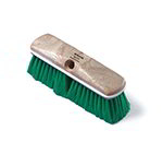 Carlisle 4005001 10-in Truck & Wall Brush Head w/ Green Nylex Bristles, Brown