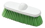 Carlisle 4005075 10-in Truck & Wall Brush Head w/ Green Nylex Bristles, Green