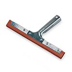 Carlisle 4007200 8-in Window Squeegee Head w/ 2-Blade & Screw-In Frame, Red Rubber