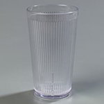 Product Reviews: Carlisle 401607 Crystalon Stack-All Tumbler, 16 oz., Ribbed Texture, SAN, Clear