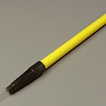 Carlisle 4022004 60-in Threaded Handle, 1-in Diam., Yellow Fiberglass