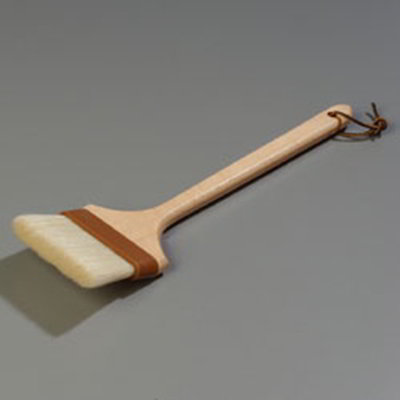 Carlisle 4037100 4-in Boar Bristle Basting Brush w/ 12-in Hardwood Handle