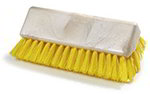 Carlisle 4042304 10-in Floor Brush Head, Yellow
