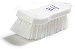 Carlisle 4052102 Kitchen Brush w/ 6-in Handle & White Polyester Bristles