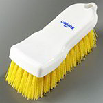 Carlisle 4052104 Kitchen Brush w/ 6-in Handle & Yellow Polyester Bristles