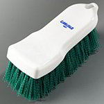 Carlisle 4052109 Kitchen Brush w/ 6-in Handle & Green Polyester Bristles