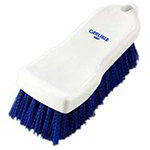 Carlisle 4052114 Kitchen Brush w/ 6-in Handle & Blue Polyester Bristles