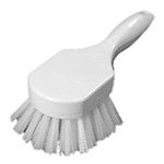 Carlisle 4054102 8-in Sparta Spectrum Hand Scrub Brush, White