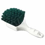 Carlisle 4054109 Hand Scrub Brush w/ 8-in Plastic Handle & Crimped Green Bristles