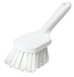 Carlisle 4054500 Medium Stiff Kitchen Brush w/ 8-in Handle & Polyester Bristles