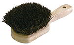 Carlisle 4546300 8.5-in Utility Scrub Brush w/ Palmyra Bristles, Pistol Grip