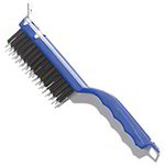 Carlisle 4067100 11.5-in Sparta Scratch Brush, Carbon Steel Bristles, White