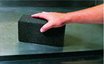Carlisle 4071000 Grill Brick, 3.5 x 4 x 8-in