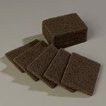 Carlisle 4071100 Grill Polishing Pad - 5x4x1/4