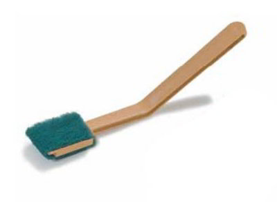 Carlisle 4072825 Meat Slicer Cleaning Tool w/ Scraper On 1-End, Tan