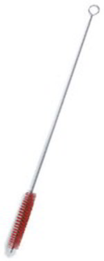 Carlisle 4117602 24-in Tubing Pipe Brush w/ White Bristle, 1-in Diam., Wire Handle