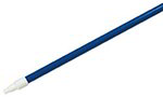 Carlisle 4122514 48-in Threaded Handle w/ Flex Tip, Blue Fiberglass