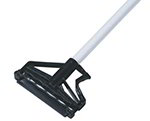 Carlisle 4166402 60-in Quick-Release Mop Handle, White Fiberglass