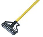 Carlisle 4166404 60-in Quick-Release Mop Handle, Yellow Fiberglass