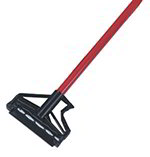 Carlisle 4166405 60-in Quick-Release Mop Handle, Red Fiberglass