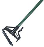 Carlisle 4166409 60-in Quick-Release Mop Handle, Green Fiberglass