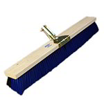 Carlisle 4187100 Floor Broom Head, 24-in Wood Block & Long Medium-Fine Bristles