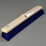 Carlisle 4188000 Floor Broom Head, 18-in Plastic Block & Long Medium-Fine Bristles