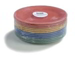 Carlisle 43002-8C00 10.5-in Dinner Plate Caribbean Assortment w/ Narrow Rims, NSF