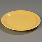Carlisle 4300622 7-1/4-in Salad Plate w/ Narrow Rim, NSF, Honey Yellow Melamine