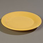 Carlisle 4301222 9-in Dinner Plate w/ Wide Rim, NSF, Honey Yellow Melamine