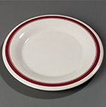 Carlisle 43013907 9-in Dinner Plate, NSF, Roma On Bone