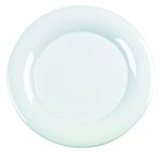 Carlisle 4302402 Palette Designer Displayware Dinner Plate, 12 in dia, Melamine, Wide Rim, White