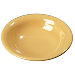 Carlisle 4303622 12-oz Rimmed Soup Bowl w/ 7-1/4-in Width, NSF, Honey Yellow