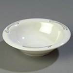 Carlisle 43037909 12 oz. Rim Soup Bowl, NSF, Versailles On Bone