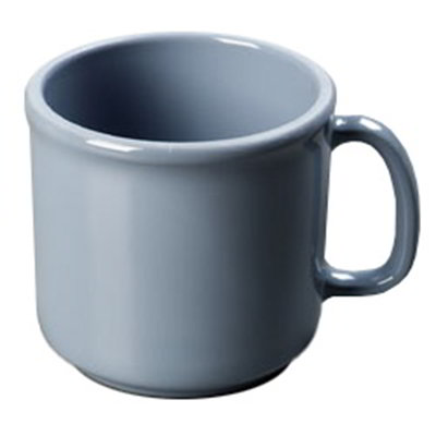 10-oz SAN Plastic Stackable Mug, Slate