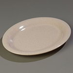 Carlisle 4308271 Oval 12 x 9-1/4-in Melamine Platter, Sand
