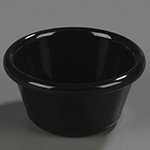 Carlisle 4312303 3-oz Smooth SAN Ramekin, Black