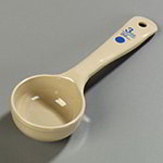 Carlisle 432606 3-oz Solid Portion Server w/ Short Handle, Beige