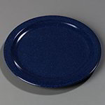 Carlisle 4350035 Dallas Ware Dinner Plate, 10-1/4 in, Melamine, Cafe Blue