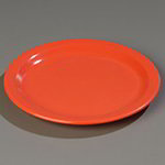 Carlisle 4350152 Dallas Ware Dinner Plate, 9 in, Melamine, NSF, Sunset Orange