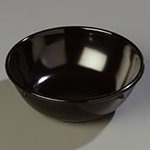 Carlisle 4352103 14-oz Dallas Ware Nappie Bowl - Melamine, Black