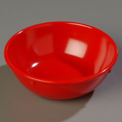 Carlisle 4352105 14-oz Dallas Ware Nappie Bowl - Melamine, Red