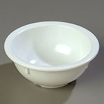Carlisle 4352202 14-oz Dallas Ware Rim Nappie Bowl - Melamine, White
