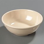Carlisle 4352525 13-oz Dallas Ware Nappie Bowl - Melamine, Tan